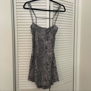 Free People Mini Dress Animal Print